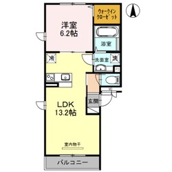 近鉄八尾駅 徒歩2分 3階の物件間取画像